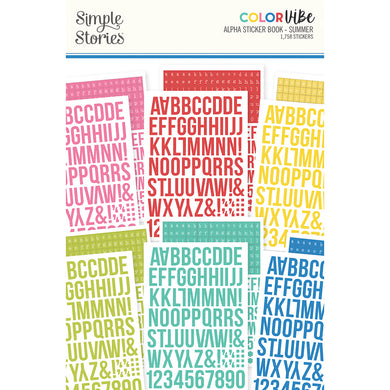 Alphabet Sticker Book - Summer