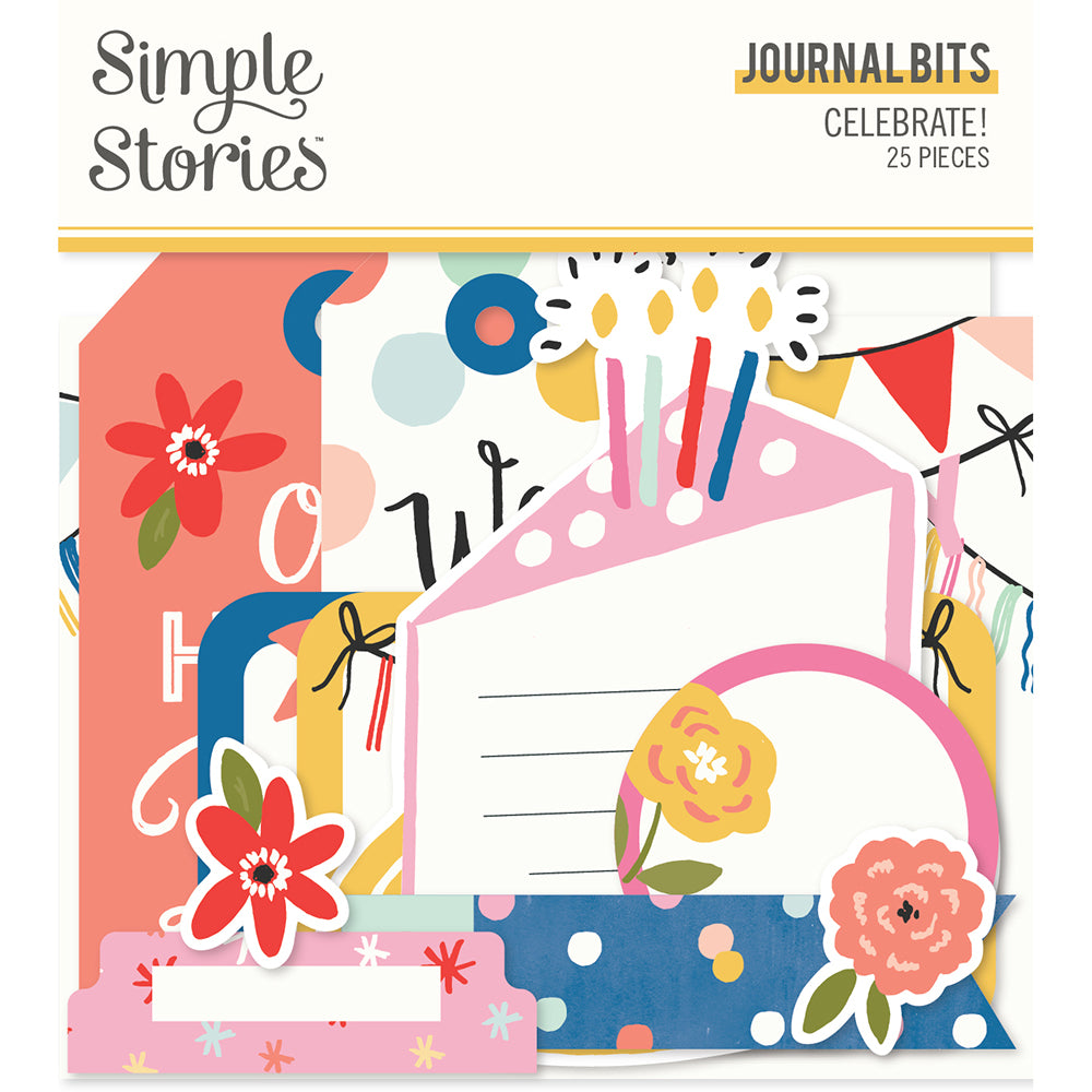 Simple Stories | Celebrate - JOURNAL BITS Die Cut Ephemera