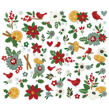Load image into Gallery viewer, Hearth &amp; Holiday FLORAL BITS Die Cut Ephemera