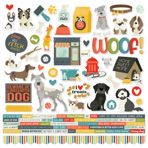Pet Shoppe DOG 12x12 Cardstock Sticker