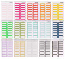 Load image into Gallery viewer, Label Stickers Rainbow Bundle