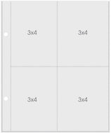 3x4/3x4 Vertical Pocket Page - Insert