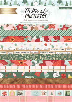 Mittens & Mistletoe 6x8 Paper Pad