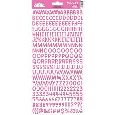 Sticko Iridescent Large Alphabet Stickers-Magenta Le Gourmet - 015586989755