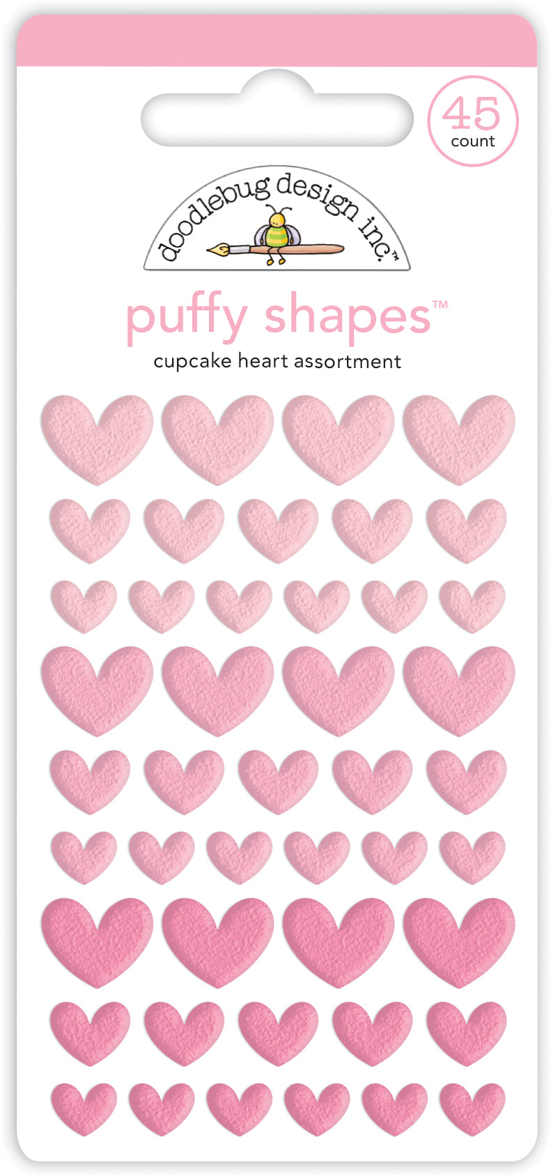 Bubblegum Heart Puffy Shapes Stickers – Layle By Mail