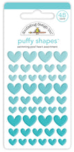 Load image into Gallery viewer, Swimming Pool Heart Puffy Shapes Stickers