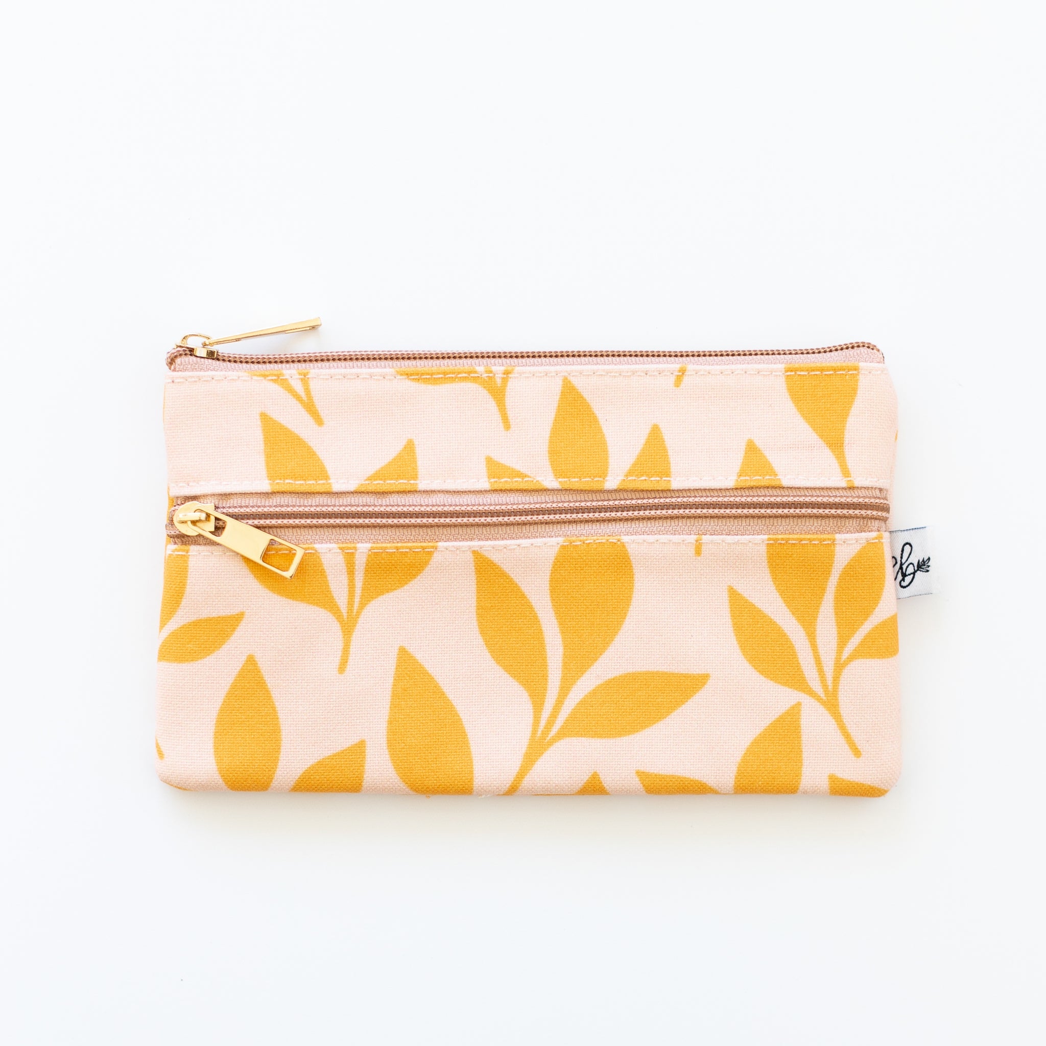Tangerine Leaves Pencil Pouch – Layle By Mail