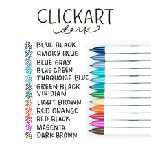 Load image into Gallery viewer, Zebra CLiCKART Retractable Pen Set - DARK Colors