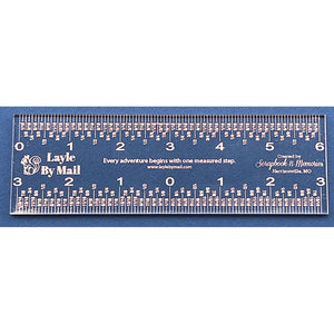 Layle By Mail 6" Zero Centering Ruler