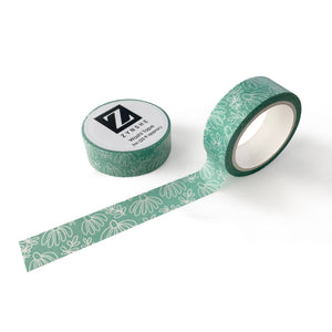 Aqua Daisy Washi Tape