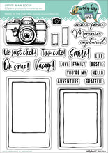 Load image into Gallery viewer, List It! - Main Focus Camera 6x8 Stamp Set