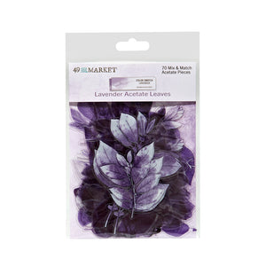 49 & Market Color Swatch: Lavender Acetate Leaves
