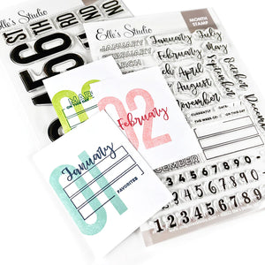 Elle's Studio Jumbo Numbers 6x8 Stamp