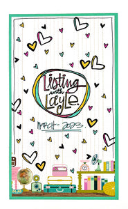 Listing with Layle 3x4 Stamp Set