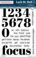 List Builder - Focus 5x7 Stamp Set
