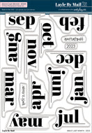 2023 About Last Month 6x8 Stamp Set