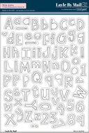 Willy 6x8 Alphabet Stamp Set