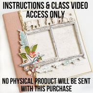 INSTRUCTIONS & VIDEO ACCESS ONLY - Life is Better at the Beach Mini Book Project
