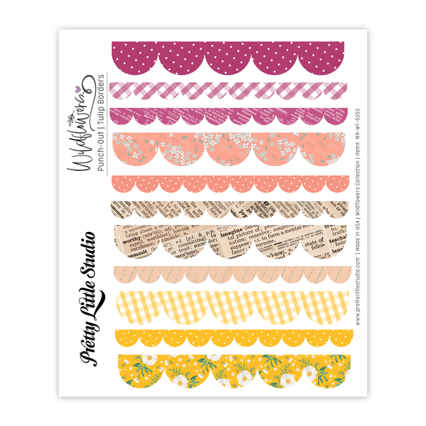 Tulip Punch Out Borders
