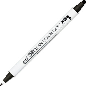 ZIG Clean Color Dot Double Sided Black Marker
