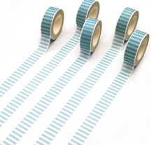 Load image into Gallery viewer, Blue Stripe Washi Tape