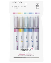 Load image into Gallery viewer, KOKUYO Mark+ Two Tone Highlighter Pen Set