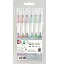 Load image into Gallery viewer, ZIG Clean Color Dot Marker Set - MILD SMOKY