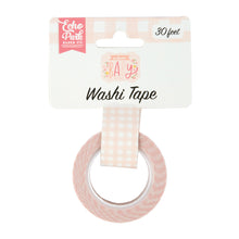 Load image into Gallery viewer, Light Pink Gingham Washi Tape