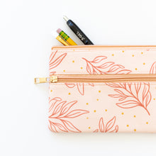 Load image into Gallery viewer, Pink Sage Pencil Pouch