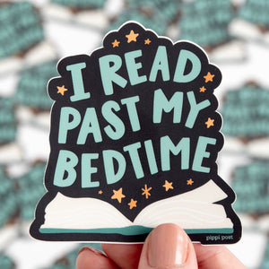 Bedtime Reader Decal Sticker
