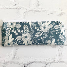 Load image into Gallery viewer, Blue Floral Pencil Pouch