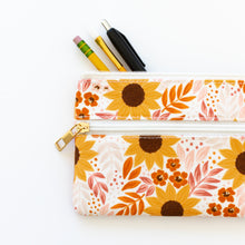 Load image into Gallery viewer, Sunflower Field Pencil Pouch