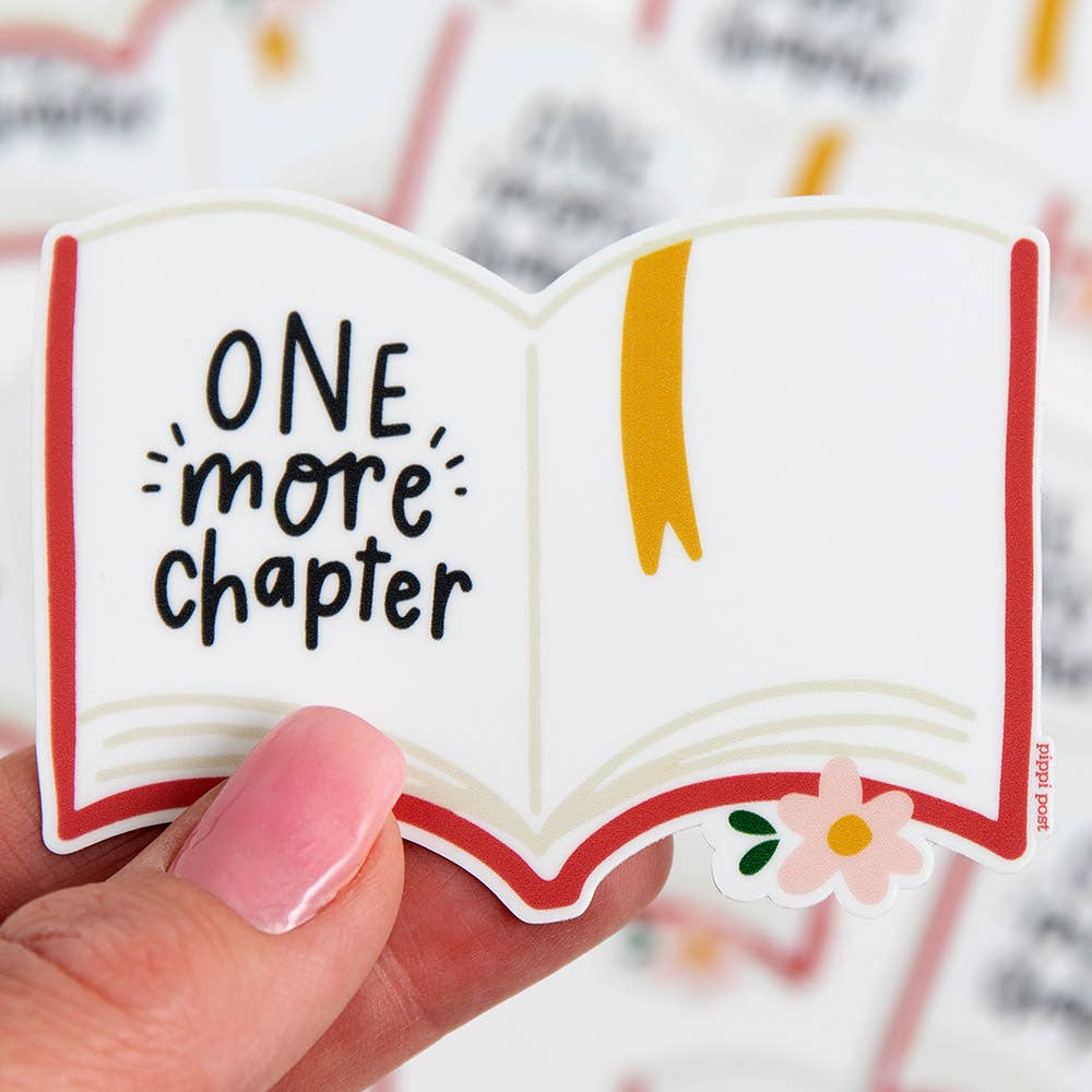 One More Chapter Decal Sticker