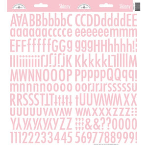 Cupcake Skinny Alphabet Stickers