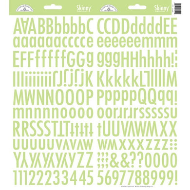 Limeade Skinny Alphabet Stickers