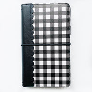 Buffalo Check Scallop Traveler's Notebook