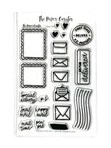 Paper Curator | Happy Mail 4x6 Stamp Set