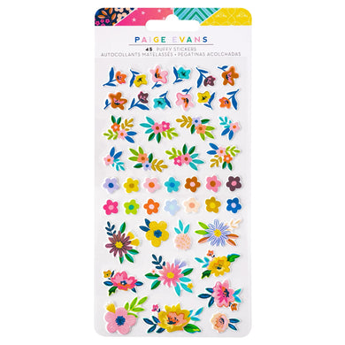 Blooming Wild Puffy Stickers