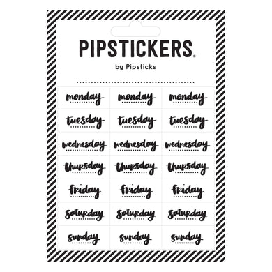 Color-in Days Of The Week Stickers