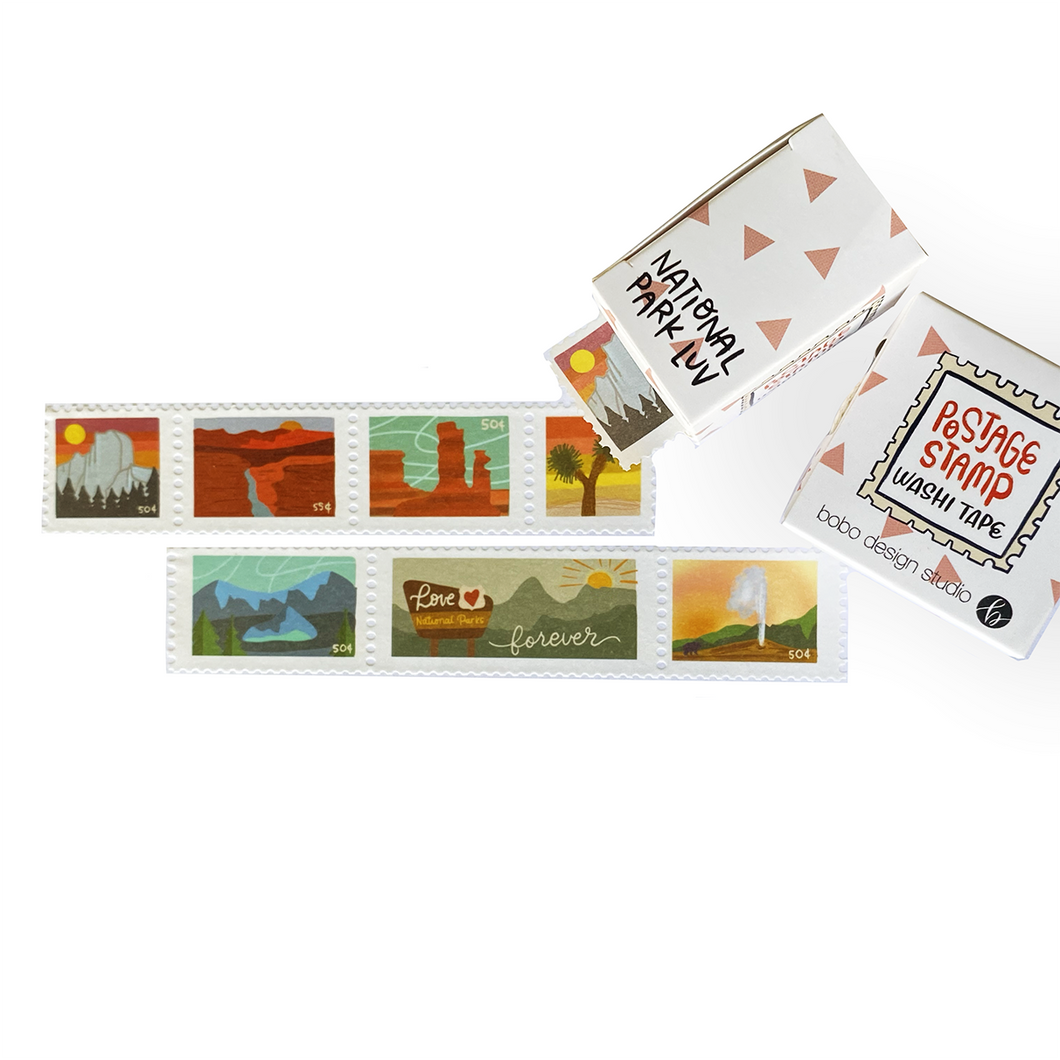 National Park - Postage Stamp Washi Tape