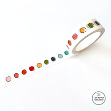 Load image into Gallery viewer, Rainbow Outlined Circles Washi Tape - EXCLUSIVE