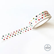 Rainbow Mini Stars Washi Tape