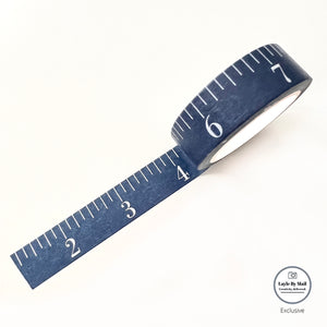 Navy Ruler Washi Tape - EXCLUSIVE