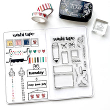 Load image into Gallery viewer, Swatch This - Washi 4x6 Stamp Set