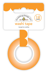 Tangerine Scallop Washi Tape