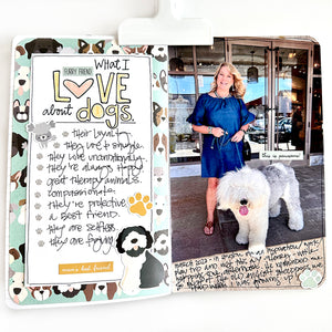 Pet Shoppe DOG 12x12 Cardstock Sticker